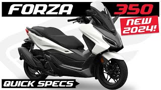 All New HONDA FORZA 350  2024 [upl. by Zsa Zsa727]