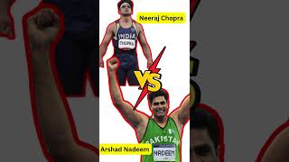 Paris Olympics Neeraj Chopra vs Arshad Nadeem from Pakistan win Gold shorts [upl. by Ruelle477]