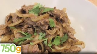 Recette de Boeuf aux oignons à la Chinoise  750g [upl. by Eriha]