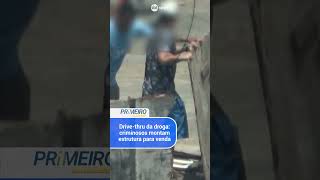 Drivethru da droga criminosos montam estrutura para venda [upl. by Yerggoeg]