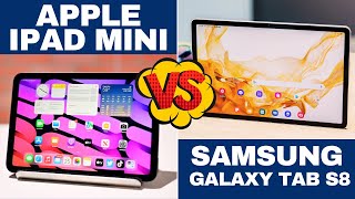 Apple iPad Mini vs Samsung Galaxy Tab S8 Which is Better Apple or Samsung [upl. by Nadean]