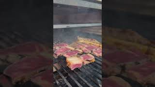 Tomahawk steak grillster explore food burger griller streetfood grillmasters foodie [upl. by Ehrlich384]