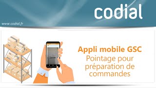 Application mobile GSC  Fonction pointage préparation commande [upl. by Ylellan440]