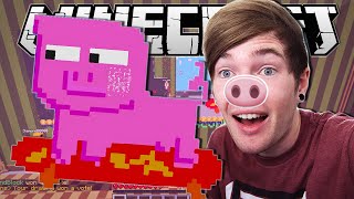 Minecraft  A SKATEBOARDING PIG  Pixel Painters Minigame [upl. by Emiatej395]