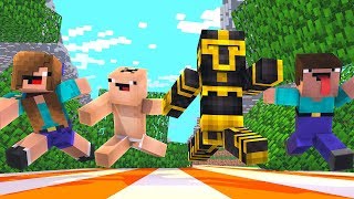 LAS AVENTURAS DE BOON Y EL NOOB EN MINECRAFT DEATH RUN [upl. by Thormora]