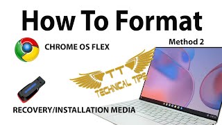 How to format chrome OS Flex USB Installation USB Drive  Method 2 [upl. by Aicital332]