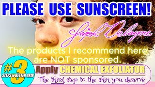 CHEMICAL EXFOLIATOR Step THREE  The Skin You Deserve skincare skincareroutine skincareproducts [upl. by Nereids]