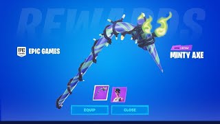 How to Claim the FREE Minty Pickaxe NEW Halloween Candy Axe [upl. by Bolen753]