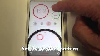 iPhone App  KAWAI Metronome [upl. by Harvie]