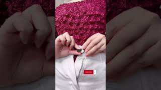 Amazing embroidery work how to stitch shorts viral crochet ytshorts [upl. by Fredi]