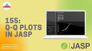 155 QQ plots QuantileQuantile plots in JASP [upl. by Zaneski]