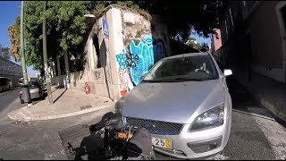 Car Pushes Bike [upl. by Kimberley]