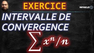 🔴SÉRIES ENTIÈRES  INTERVALLE DE CONVERGENCE DUNE SÉRIE ENTIÈRE [upl. by Godwin605]