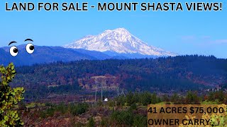 Owner Financed Acreage For Sale In California  Mount Shasta Views [upl. by Arbua882]