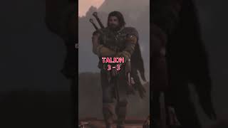 Geralt TW3 VS talion SOM edit [upl. by Lamonica742]