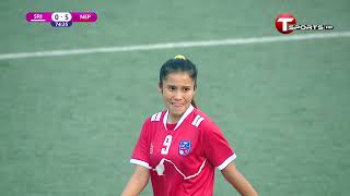 Highlights  Sri Lanka vs Nepal  SAFF U19 Womens Championship  T Sports [upl. by Snowber]