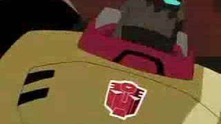 transformers animated grimlock fist tranformation [upl. by Alegnatal]