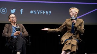 Apichatpong Weerasethakul and Tilda Swinton on Memoria  NYFF59 [upl. by Haram]