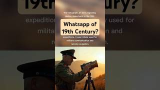 Whatsapp of 19th Century The Heliograph militaryhistory worldwar1 morsecode history [upl. by Dino]