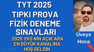 TYT FİZİK TIPKI PROVA DENEME SINAVI6💥TYT Fizik Fullemek İstiyorsan Pratiklerle🔥PDF Açıklamada [upl. by Xino]