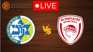 🔴 Live Maccabi Tel Aviv vs Olympiakos  EuroLeague 20232024  Live Play by Play Scoreboard [upl. by Yboj]