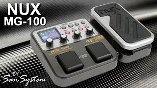 NUX MG100  Multi effects Processor [upl. by Nehr]