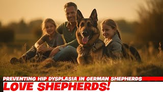 Preventing Hip Dysplasia in German Shepherds [upl. by Bertero]