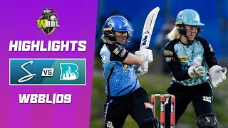 Adelaide Strikers v Brisbane Heat  WBBL09 [upl. by Amikehs894]