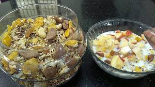 Homemade Muesli Recipe for Weight Loss in 5 mins [upl. by Gaelan317]