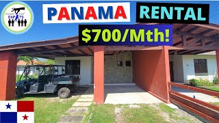 PANAMA HOUSE TOUR IN NUEVA GORGONA  700month  JOIN our Facebook group bitly4dpfQxQ [upl. by Blancha]