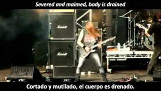 Bloodbath  Mass Strangulation LIVE HQ Subtitulos Español Lyrics Bloodstock 2010 [upl. by Drice]