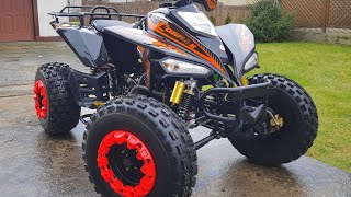 Alfarad AD 250 Cobra Offroad ATV quad test presentation tuning Bashan Loncin 200 2023 2022 2021 [upl. by Hartfield]