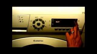 How to change language settings for Ariston washing machines [upl. by Adnarram]