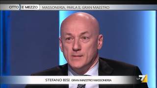 Otto e mezzo  Massoneria parla il Gran Maestro Puntata 07042014 [upl. by Catlee976]