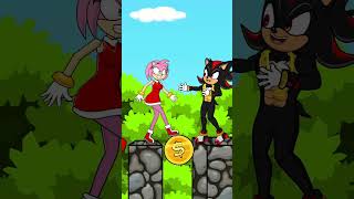 Amy Knuckles Sonic Dance  Sonic Funny Animation shorts [upl. by Badr]