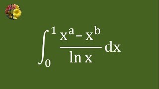 Another method to solve the definite integral using Feynmans technique [upl. by Esinyl339]