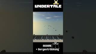 UNDERTALE  Bergentrückung  ASGORE part 1 Minecraft Noteblockshorts undertale Asgore [upl. by Weiss]