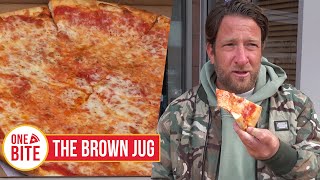 Barstool Pizza Review  The Brown Jug Chelsea MA presented by Morgan amp Morgan [upl. by Euqinad]