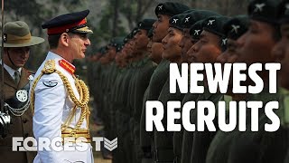 British Armys NEWEST Gurkha Recruits Begin Their Military Journeys  Forces TV [upl. by Avan195]