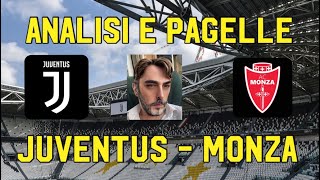 JUVENTUS MONZA ANALISI E PAGELLE POST PARTITA [upl. by Feetal]