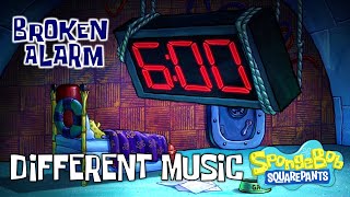 SpongeBob Broken Alarm Different Music Remake [upl. by Innep]