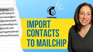 Import Contacts Into Mailchimp [upl. by Eeramit937]