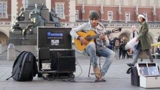 Amazing street guitar performance by Imad Fares quot Gipsy Kings quot cover [upl. by Ahtrim853]