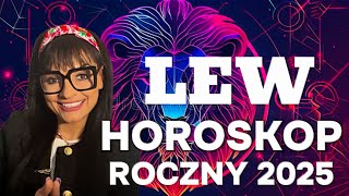 LEW ♌️ Horoskop Roczny 2025🔮🃏Słońce Ascendent Księżyc🩶 Uwolnienie 🙌 Świętowanie🍀 Odblokowanie🪐 [upl. by Schindler843]