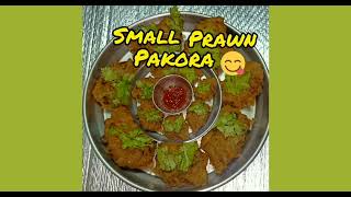 Prawn Pakora Recipe In Hindi  Prawn Pakora Bengali Recipe [upl. by Marketa]