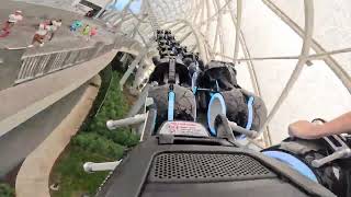 Tron LightcycleRun Back Row Zen Ride POV at the Magic Kingdom [upl. by Daph]