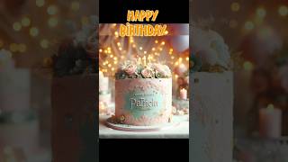 Happy Birthday Patricia happybirthday birthdaycake [upl. by Shlomo224]