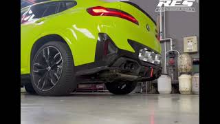 BMW G02 X4 M40i 30T B58D Upgrade RES Valvetronic Catback Exhaust Sound exhaust racing bmw res [upl. by Wernda]