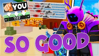 I used my FANS BEST SETTINGS in Roblox Arsenal [upl. by Nahtnoj252]