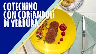 Ricetta di Cotechino Modena IGP con coriandoli di verdura [upl. by Nwahs]